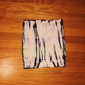 Tiedye Pencil Skirt